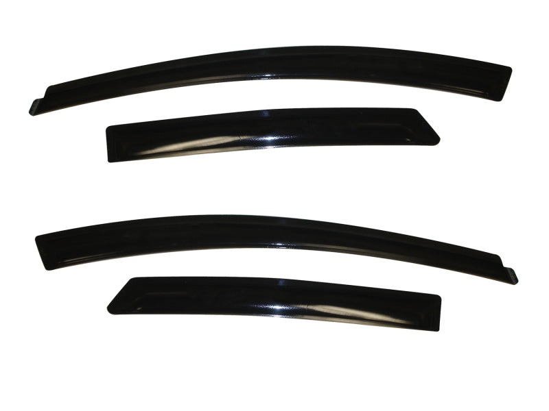 2012-2018 Focus Ventvisor Outside Mount Window Deflectors 4-Piece Smoke | Dirty Garage