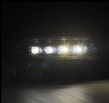 2015-2023 Charger Nova-Series LED Projector Black Headlights Sequential Signal Switchback DRL - View 3 | Dirty Garage
