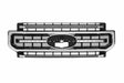 2020-2022 Superduty XBG LED Grille Chrome Amber DRL | Dirty Garage