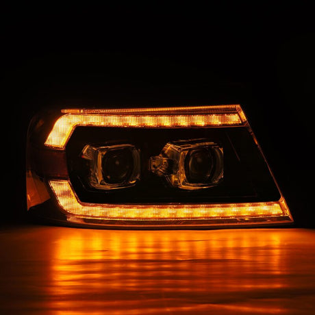 2004-2008 F-150 Pro-Series Projector Black Headlights - View 2 | Dirty Garage