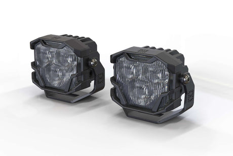 Universal Morimoto 4Banger 2.0 NCS LED Pods SAE Wide White Set (BAF005.2) - View 2 | Dirty Garage