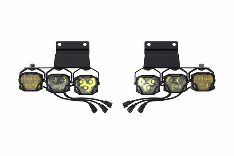 2010-2014 Raptor 4Banger Fog Brackets Type Triple | Dirty Garage