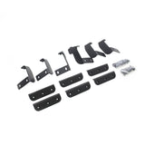Go Rhino 2022 Toyota Tundra Crew Max Brackets for Dominator Extreme SideSteps - Tex. Black - View 3 | Dirty Garage
