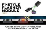 Universal X3B LED Third Brake Light F1 Style Rapid-Flash Module - View 4 | Dirty Garage