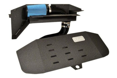 2012-2016 BMW 328i F30 2.0L Wrinkle Black Short Ram Intake w/ MR Tech and Air Box - View 2 | Dirty Garage