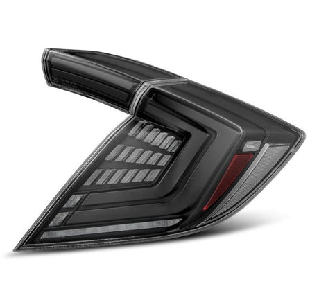 2016-2021 Civic Hatchback Type-R FK8 Nova-Series LED Tail Lights Alpha Black - View 2 | Dirty Garage
