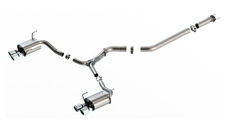 Borla 2022 Subaru WRX 2.4L Turbo AT/MT AWD S-Type Catback Exhaust Polished Tips | Dirty Garage