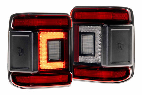 2018-2024 Wrangler XB LED Tail Lights Red Lens | Dirty Garage