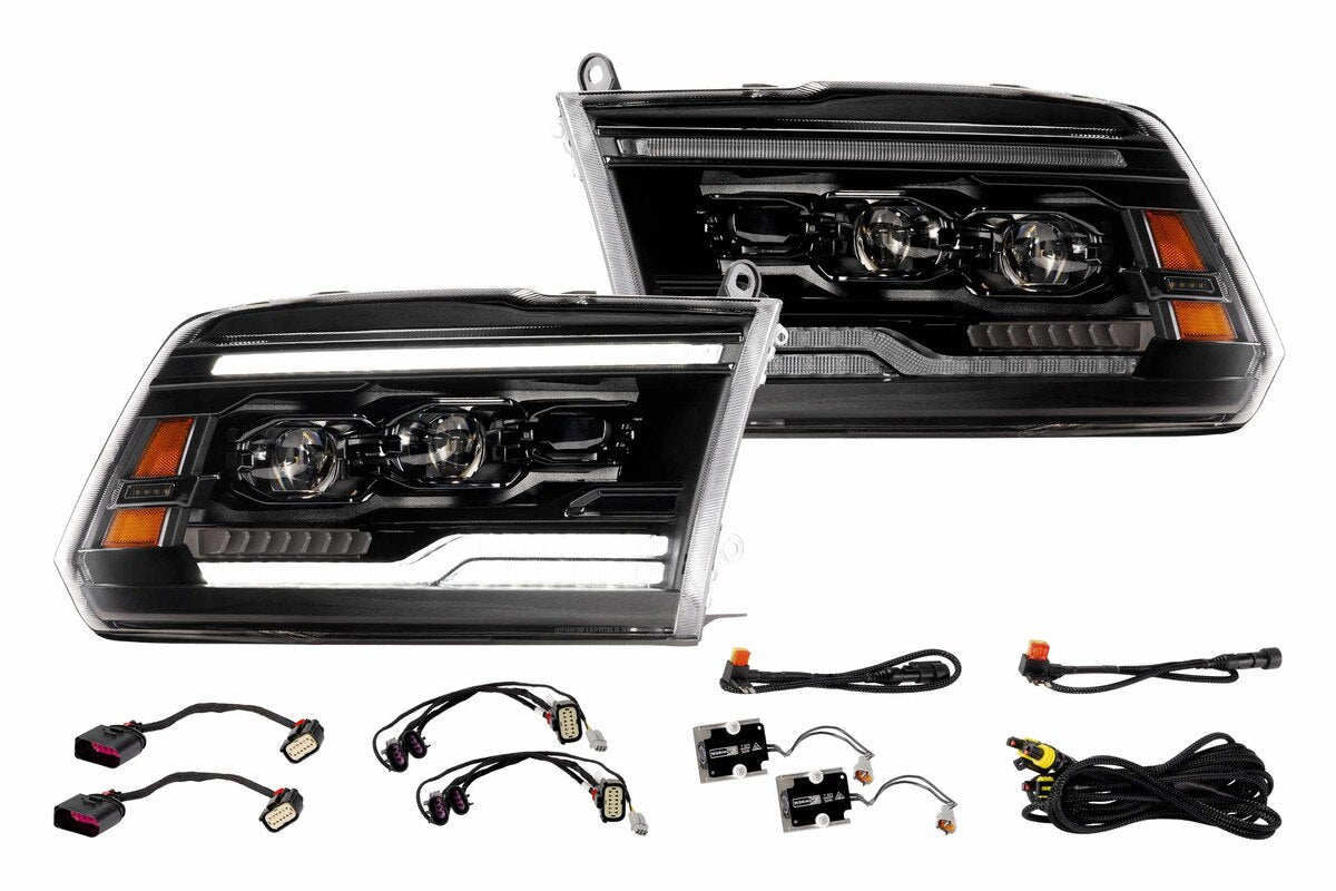 2009-2018 Ram HD XB Evo Hybrid Headlights Set (LF2-520Y)