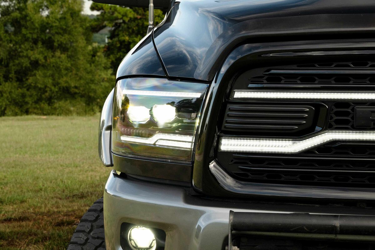 2009-2018 Ram HD XB Evo Hybrid Headlights Set (LF2-520Y)