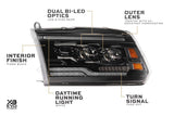 2009-2018 Ram HD XB Evo Hybrid Headlights Set (LF2-520Y)