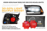 2009-2018 Ram HD XB Evo Hybrid Headlights Set (LF2-520Y)