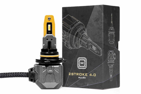 Universal Morimoto 2Stroke 4.0 Yellow LED Bulb 9005 H10 | Dirty Garage