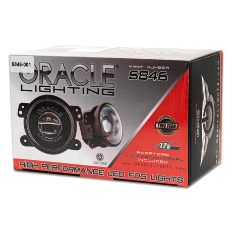 2007-2024 Wrangler High Performance LED Fog Lights White - View 2 | Dirty Garage