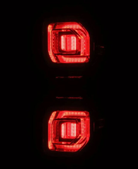 2021-2024 Bronco Nova-Series LED Tail Lights Alpha Black - View 3 | Dirty Garage