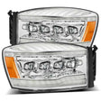 2006-2008 Ram HD Nova-Series LED Projector Chrome Headlights Sequential Signal DRL Amber LED | Dirty Garage