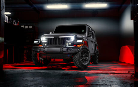 Universal Bluetooth RF Underbody Rock Light Kit 4 PCS ColorSHIFT - View 6 | Dirty Garage