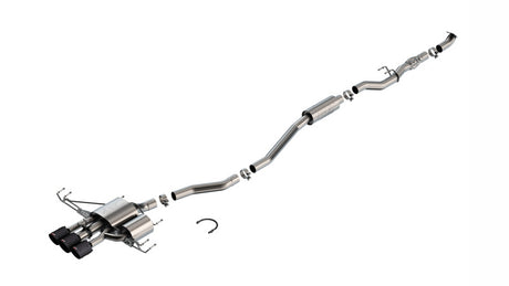 Borla 2024 Acura Integra Type S ATAK Cat Back Exhaust - Carbon Fiber & Black Anodized | Dirty Garage