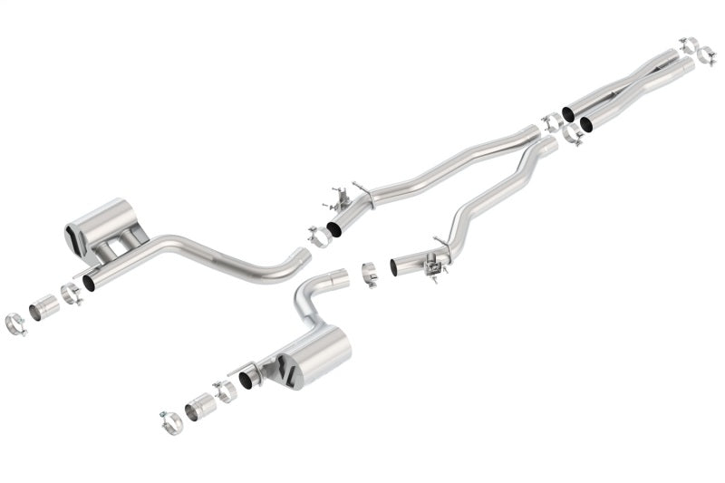Borla 15-16 Dodge Challenger Hellcat 6.2L V8 ATAK w/ Valve Simulator CB Exhaust Factory Valance | Dirty Garage
