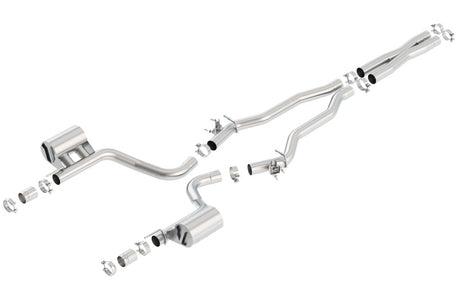 Borla 15-16 Dodge Challenger Hellcat 6.2L V8 ATAK w/ Valve Simulator CB Exhaust Factory Valance | Dirty Garage