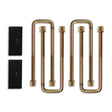 Cognito 1 Inch Block and 16 Inch U-Bolt Kit for 2011-2024 GM HD