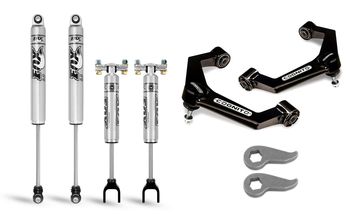 2020-2022 GM HD 3-Inch Performance Uniball Leveling Kit With Fox PS 2.0 IFP Shocks