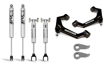 2020-2022 GM HD 3-Inch Performance Uniball Leveling Kit With Fox PS 2.0 IFP Shocks