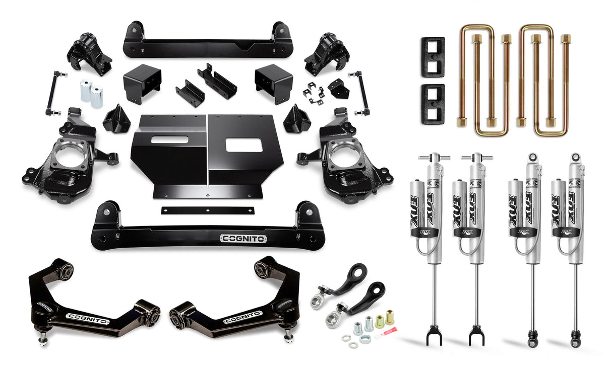 2020-2022 GM HD 4-Inch Performance Lift Kit with Fox PS 2.0 IFP Shocks