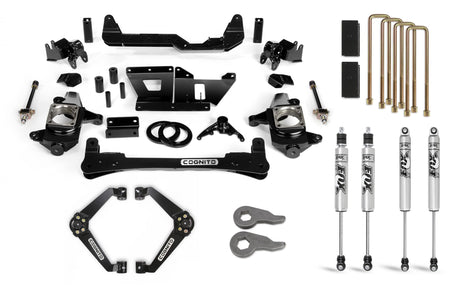 2001-2006 GM HD 6-Inch Standard Lift Kit with Fox PS 2.0 IFP Shocks