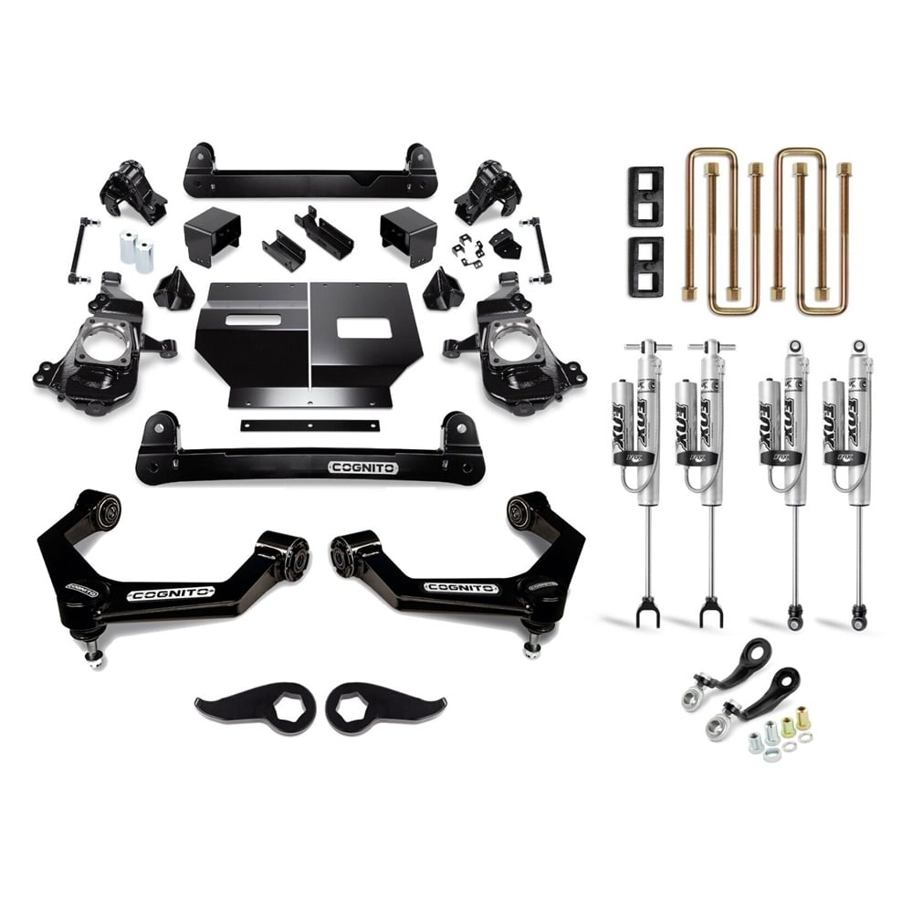 Cognito 5 Inch Performance Lift Kit With Fox PSRR 2.0 Shocks for 2020-2025 GM HD