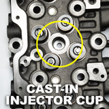 2001-2004 6.6L Duramax Cast Iron Cylinder Head (One) LB7 - View 2 | Dirty Garage