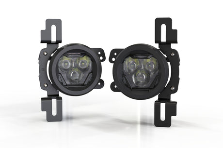 2018-2024 Wrangler JT Fog Light Kit NCS Wide White | Dirty Garage