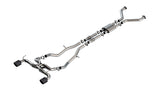 Borla 22-24 Nissan Z 2.5in ATAK Cat Back Exhaust 4.5in Tip - Carbon Fiber Black Anodized | Dirty Garage