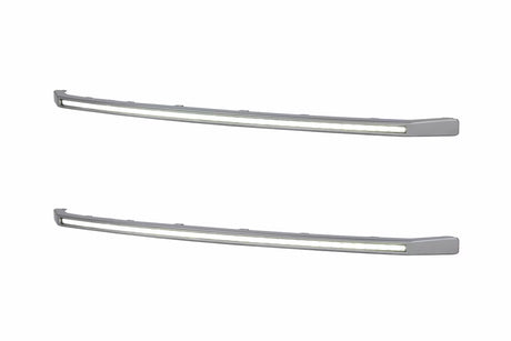 2020-2022 Superduty Platinum XBG LED DRL Grille Inserts Amber - View 2 | Dirty Garage
