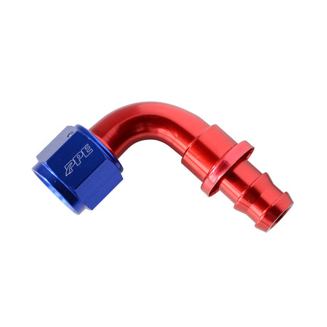 2001-2016 Aluminum Push-Lock 90 Deg -10Anf To 5/8M | Dirty Garage