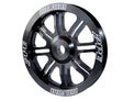 Universal Dual Fueler Pulley Wheel 816 Aluminum Black | Dirty Garage