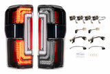 2023-2026 Superduty Red XB LED Tail Lights - View 3 | Dirty Garage