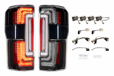 2023-2026 Superduty Red XB LED Tail Lights - View 3 | Dirty Garage