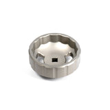 Universal Hard Anodized Billet Aluminum Engine Oil Filter Socket-76mm 14F - View 2 | Dirty Garage
