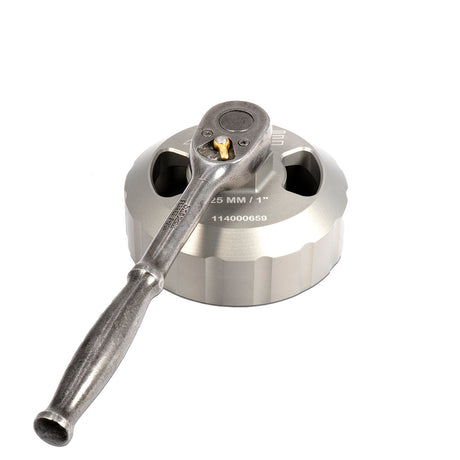Universal Hard Anodized Billet Aluminum Engine Oil Filter Socket-76mm 14F - View 4 | Dirty Garage