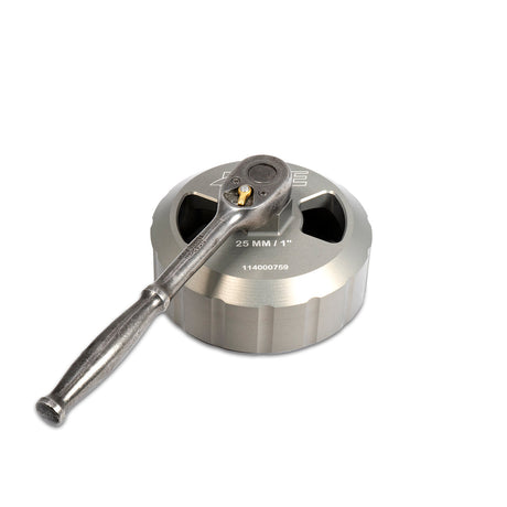 Universal Hard Anodized Billet Aluminum Engine Oil Filter Socket-93MM 15F - View 4 | Dirty Garage