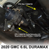 2020-2024 Fuel Coolant Pump Relocation Kit - View 2 | Dirty Garage