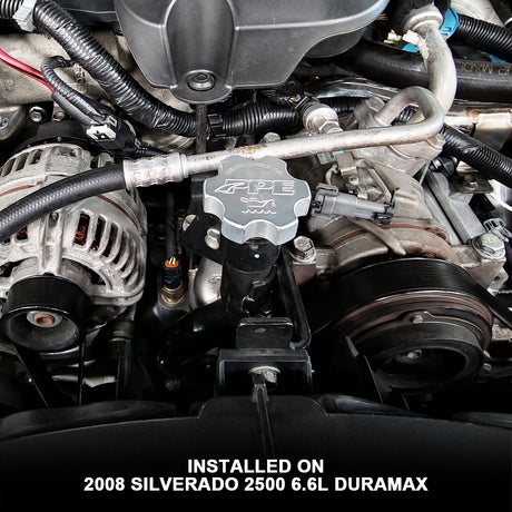 2001-2016 2001 - 2016 6.6L DURAMAX BILLET ALUMINUM ENGINE OIL FILLER CAP - View 7 | Dirty Garage