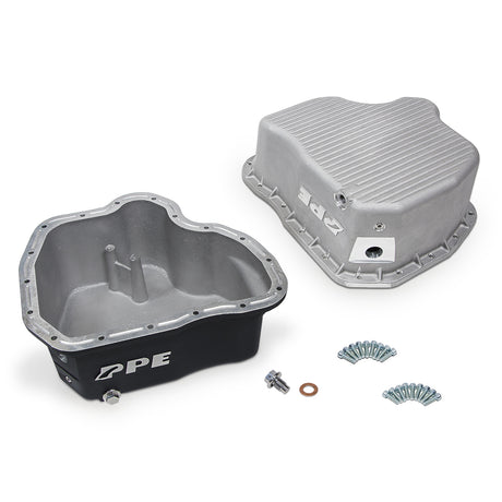 2001-2010 6.6L Duramax High-Capacity Cast Aluminum Engine Oil Pan - View 3 | Dirty Garage