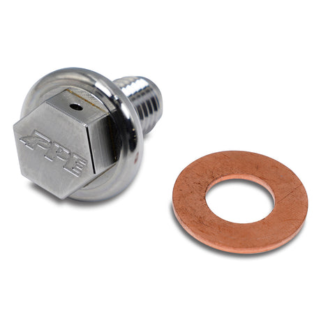 2017-2023 12mm Billet Hardened Stainless Steel Neodymium Magnetic Drain Plug for OEM Engine Oil Pan | Dirty Garage