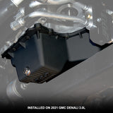 Universal Deep Engine Oil Pan 2020+ 1500 3.0L Diesel - Black - View 4 | Dirty Garage