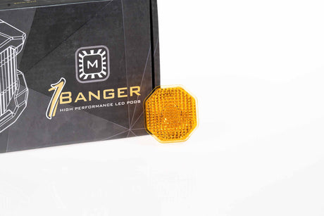 Universal Lens Only 1Banger Yellow Flood | Dirty Garage
