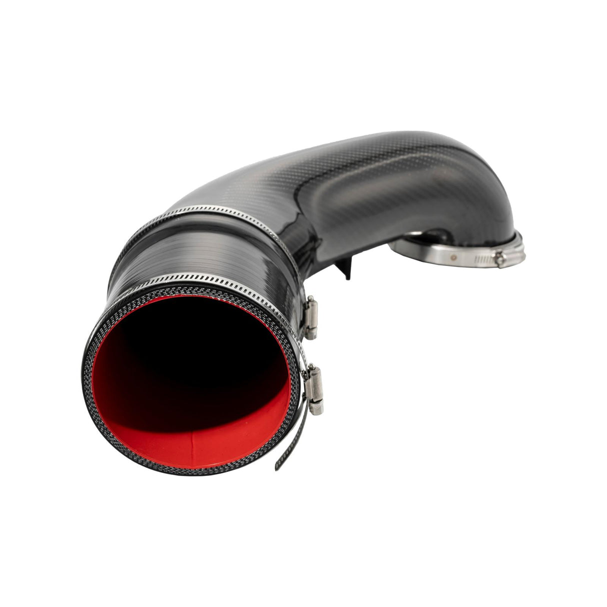 Universal Turbo Inlet 2004.5-2005 6.6L Duramax LLY - Zilla Carbon Fiber Weave - View 3 | Dirty Garage
