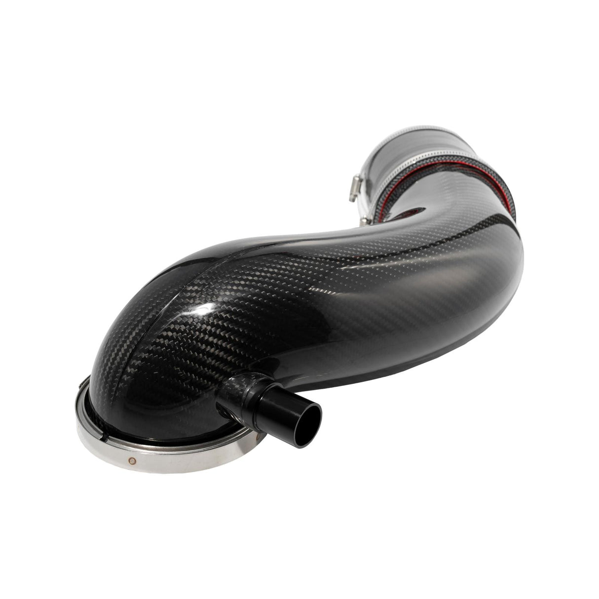 Universal Turbo Inlet 2004.5-2005 6.6L Duramax LLY - Zilla Carbon Fiber Weave - View 5 | Dirty Garage