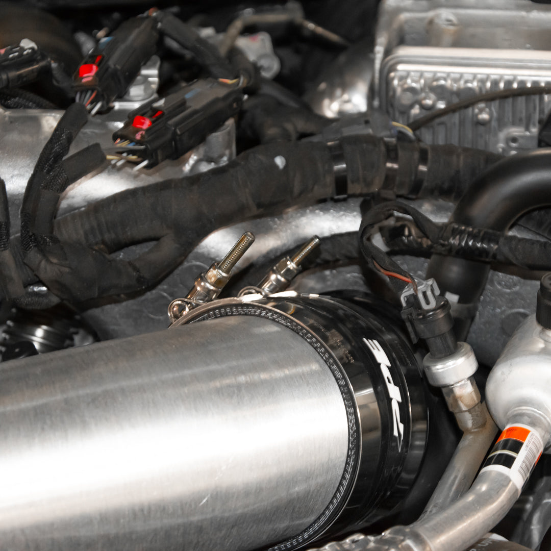 2017-2019 6.6L Duramax Turbo Inlet Upgrade Kit Black - View 3 | Dirty Garage